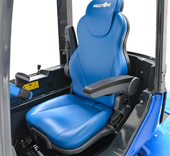 Ergonomic full adjustable suspension seat