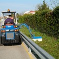 side-flail-mower for mini loader