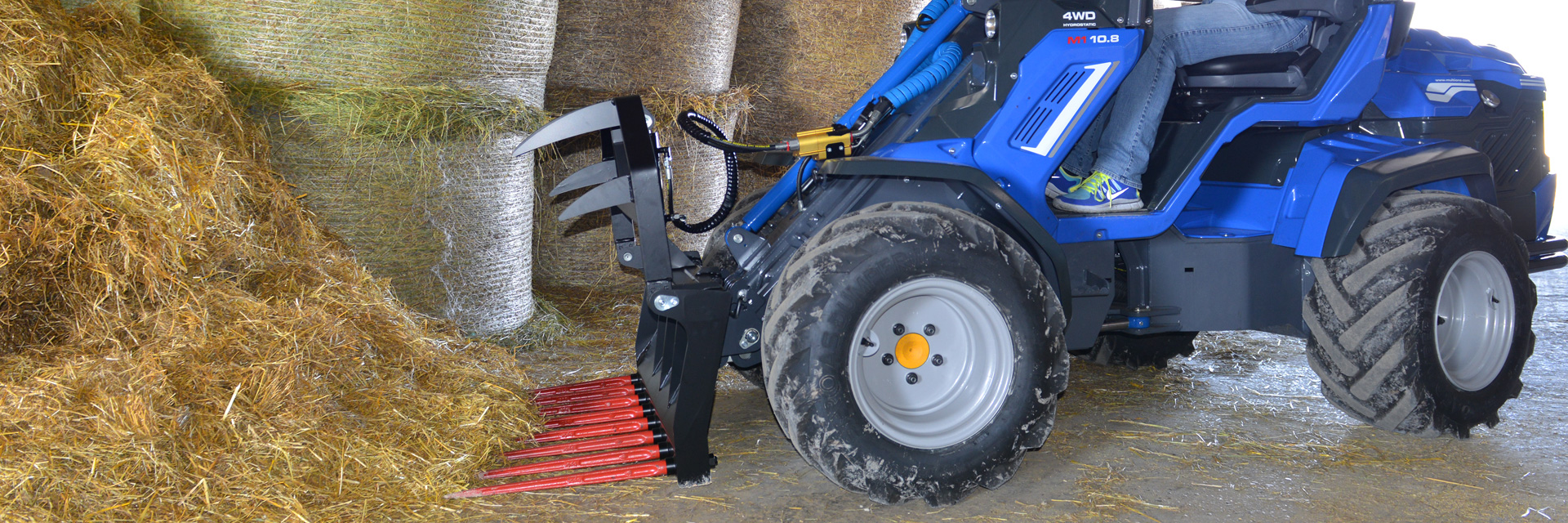 Multione-silage-fork for mini loader