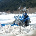 Multione-snow-blade for mini excavator