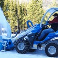 Multione-snow-blower for mini excavator