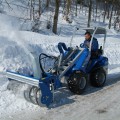 Multione-snow-blower for mini excavator