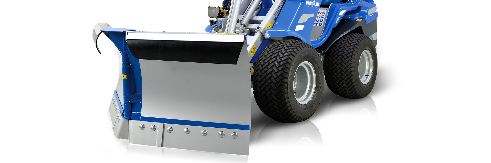 Multione-snow-plow for mini excavator