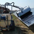 Multione-solar-panel-washer for mini loader