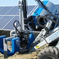 Multione-solar-panel-washer for mini loader