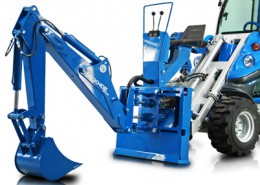 Multione mini backhoe for mini loader