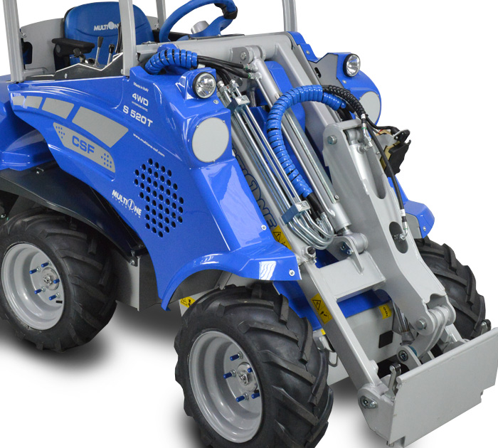 Compact Articulated Mini Loader front