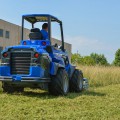 MultiOne mini loader 10 series with flail mower rear