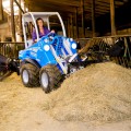 MultiOne mini loader S630 with manure fork