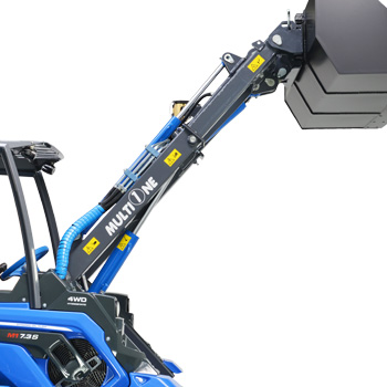 Articulated telescopic loader