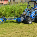 mini excavator flail mower with side shift