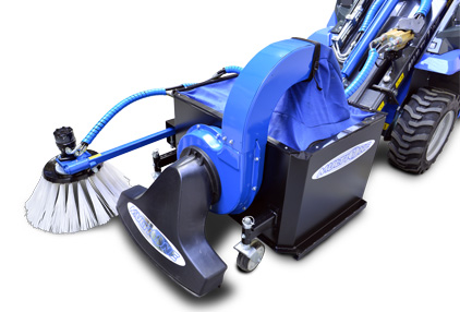 leaf vacuum attachment for mini loader multione